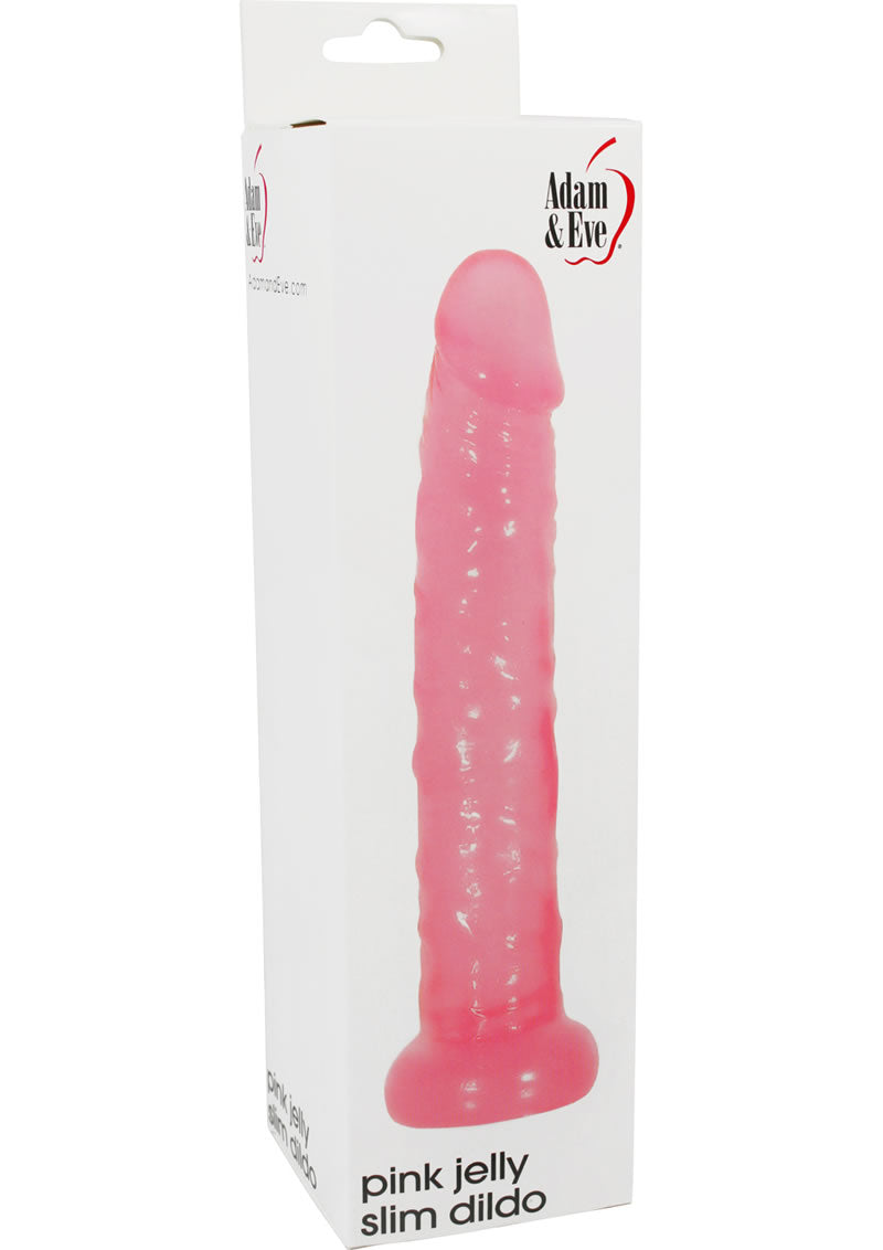 Aande Pink Jelly Slim Dildo_0