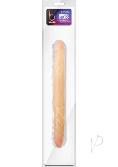 14`` Double Dildo Beige_0