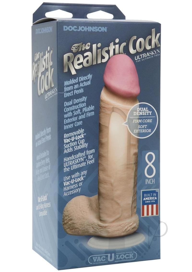 Ultra Realistic Cock 8 Ur3 White_0