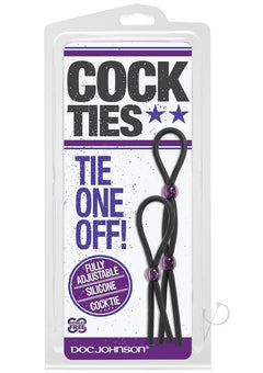 Silicone Cock Tie and C/b Tie Black_0