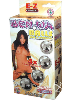 Ben Wa Balls On A String Silver_0