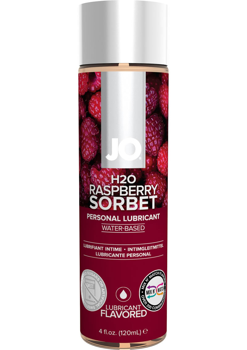 Jo H2o Flavor Lube Raspberry Sorbet 4oz_0