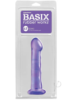 Basix 6.5 Suction Cup Dong Purple_0