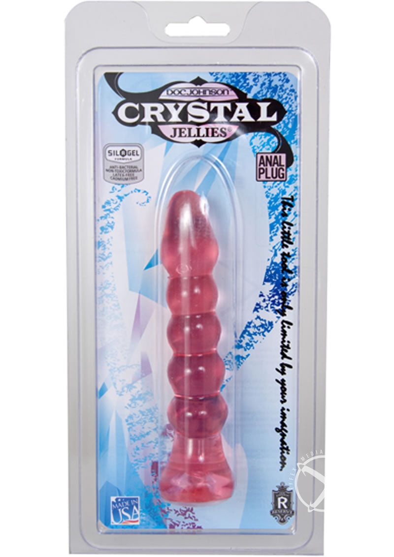 Crystal Jellie Anal Plug 6 Pink_0