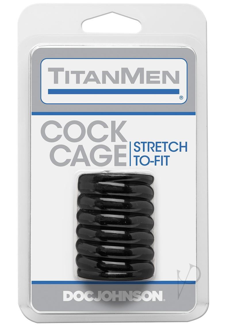 Titanmen Cock Cage Black_0