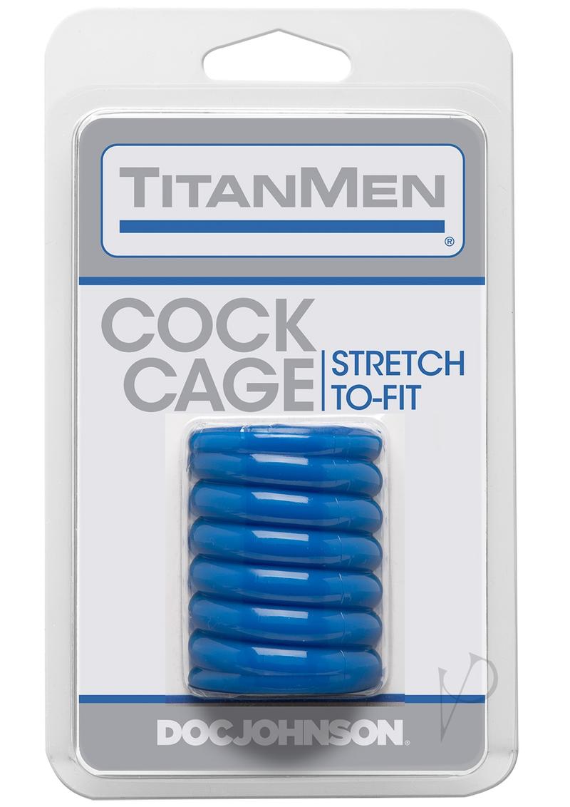 Titanmen Cock Cage Blue_0