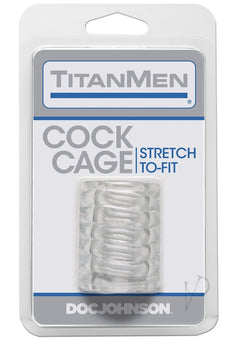 Titanmen Cock Cage Clear_0