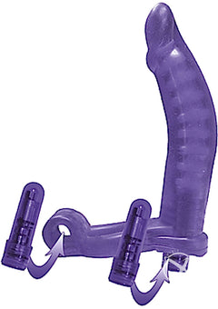 Double Penetrator Cockring Purple_1