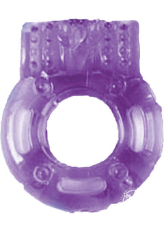 Macho Vibrating Cockring Purple_1