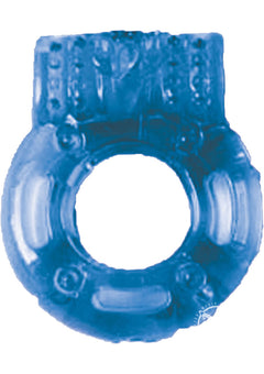 Macho Vibrating Cockring Blue_1