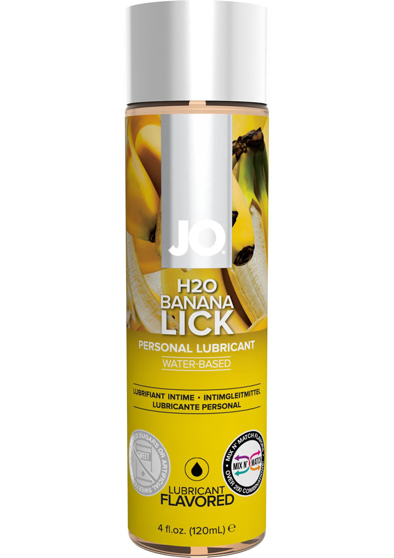 Jo H2o Flavor Lube Banana Lick 4oz_0