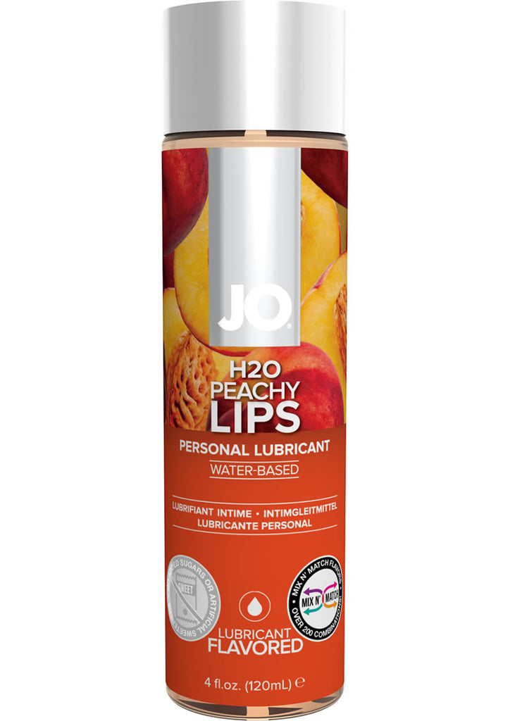 Jo H2o Flavor Lube Peachy Lips 4oz_0