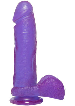 Crystal Jellies Ballsy Cock 8 Purple_1