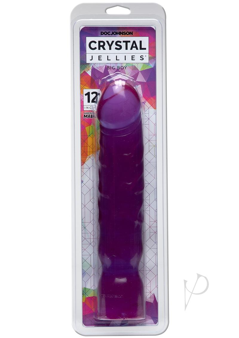 Crystal Jellies 12 Big Boy Dong Purple_0