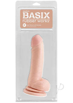 Basix 8 Suction Cup Dong Flesh_0