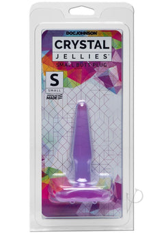 Crystal Jellies Anal Plug Sm Purple_0