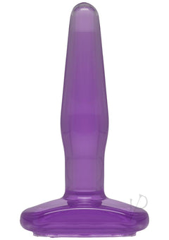 Crystal Jellies Anal Plug Sm Purple_1