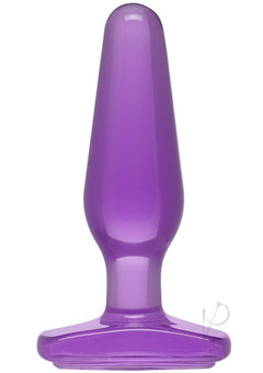 Crystal Jellies Butt Plug Med Purple_1