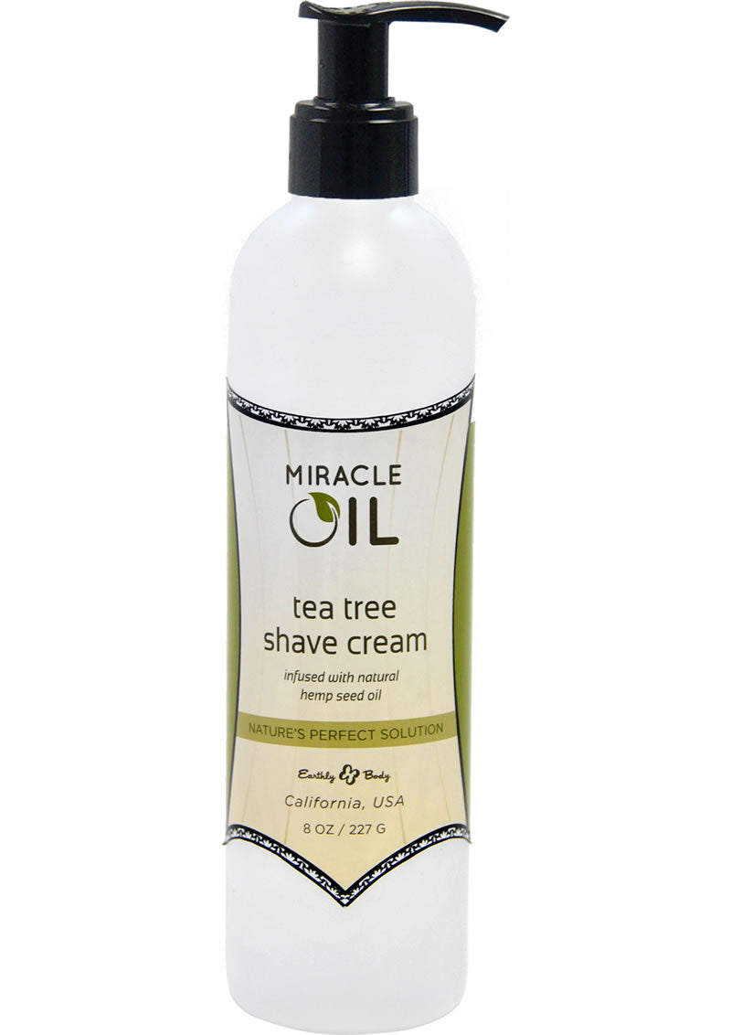 Miracle Oil Tea Tree Shave Cream 8oz_0