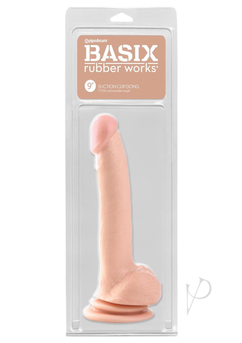 Basix 9 Suction Cup Dong Flesh_0