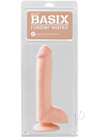 Image of Basix 8 Dong W/suction Flesh_0