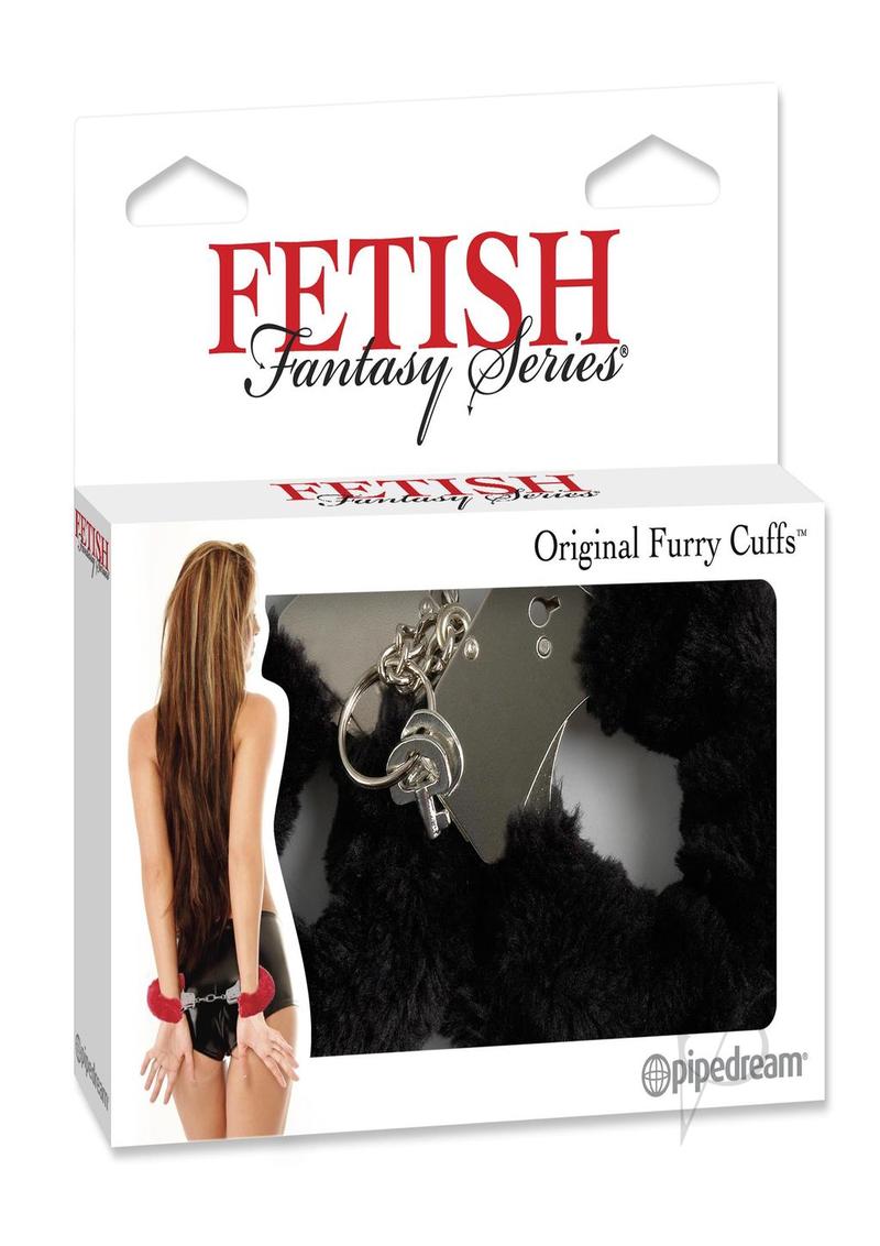 Ff Furry Cuffs Black_0