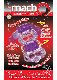 Macho Dbl Power Ring Purple_0