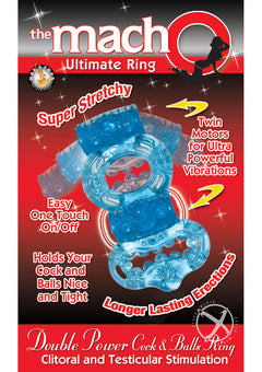 Macho Dbl Power Ring Blue_0