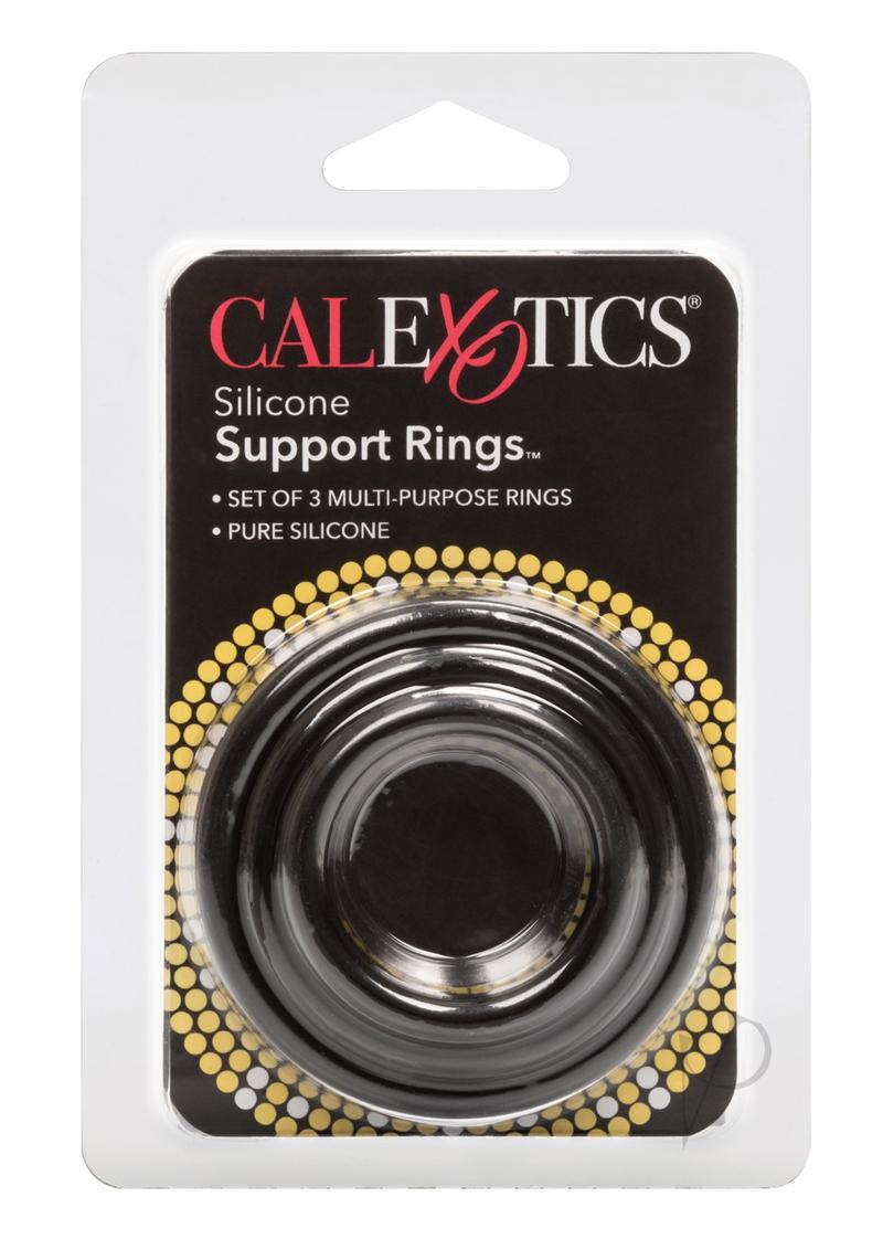 Silicone Support Rings - Black_0