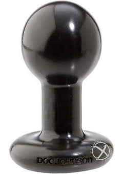 Round Butt Plug Small Black_1