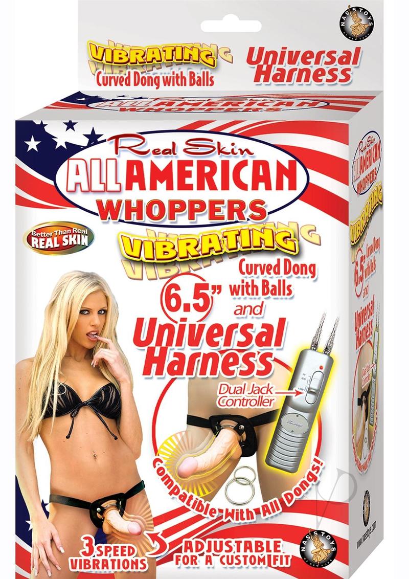 All American Whopper Vib 6.5 W/harness broadwayerotic All American Whopper Vib 6.5 W/harness broadwayerotic