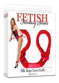 Ff Silk Rope Love Cuffs Red_0