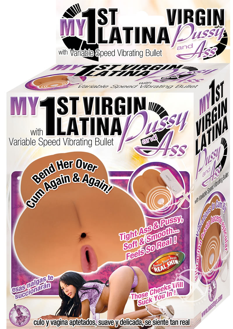 My 1st Virgin Pussy/ass Latina_0