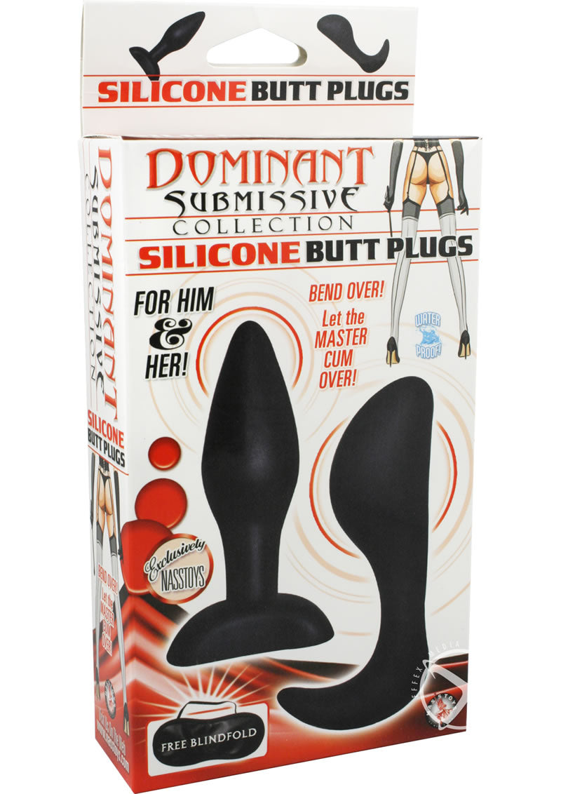 Dominant Submissive Butt Plug Black_0