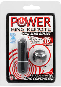 Power Ring Remote Mini Slim Bullet Black_0