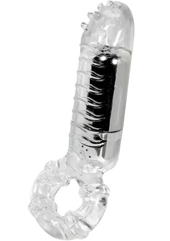 Hero Cockring and Clitoral Massager Clear_1