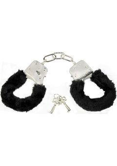 Sandm Furry Handcuffs Black_1