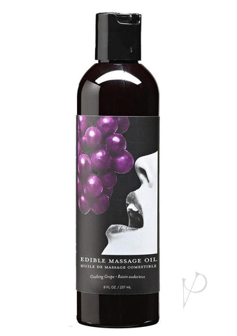 Edible Massage Oil Grape 8oz_0