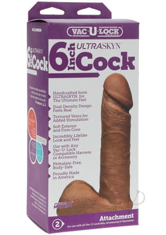 Vac U Lock Ur3 Cock 6 Brown_0