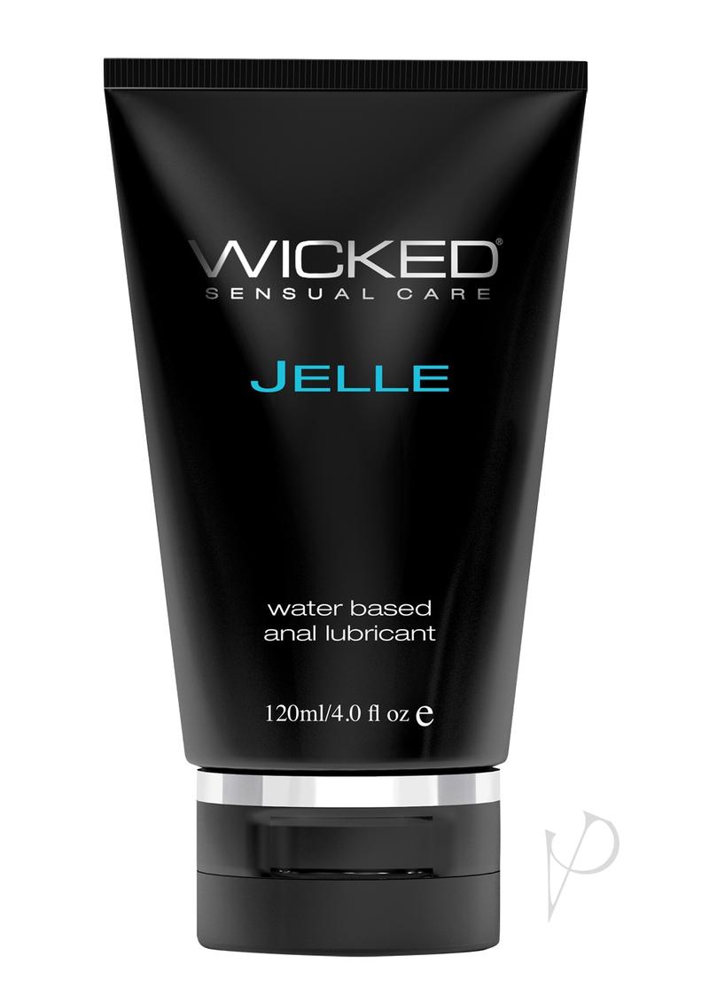 Wicked Jelle Unscented Anal Gel 4oz_0