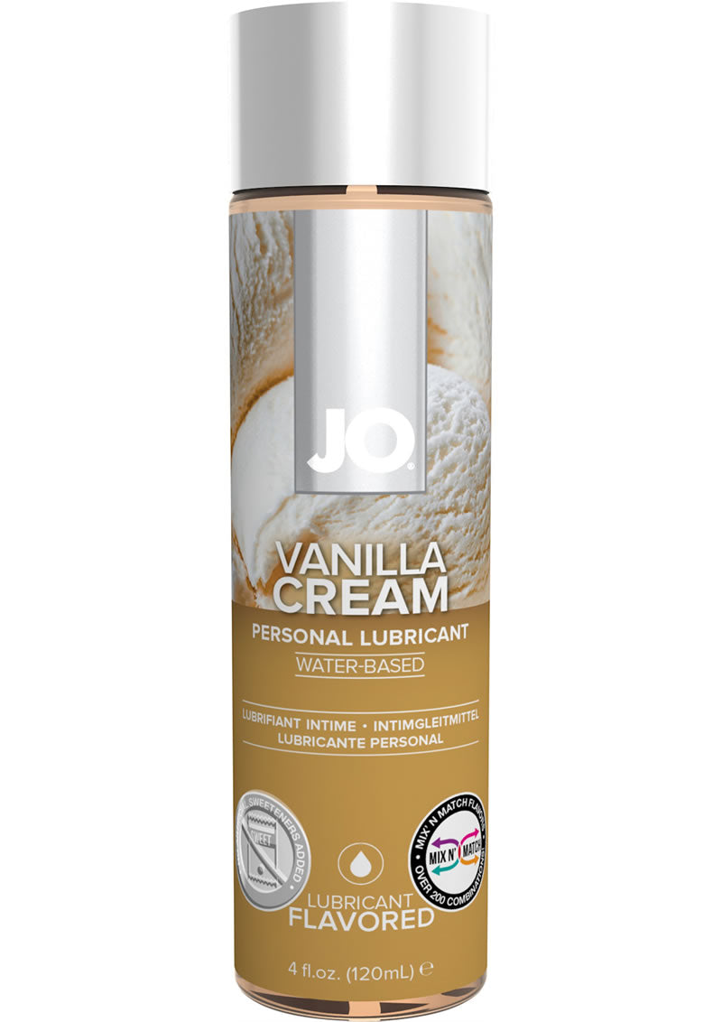 Jo H2o Flavor Lube Vanilla Cream 4oz_0