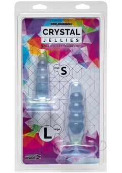 Crystal Jellies Anal Trainer Kit Clear_0