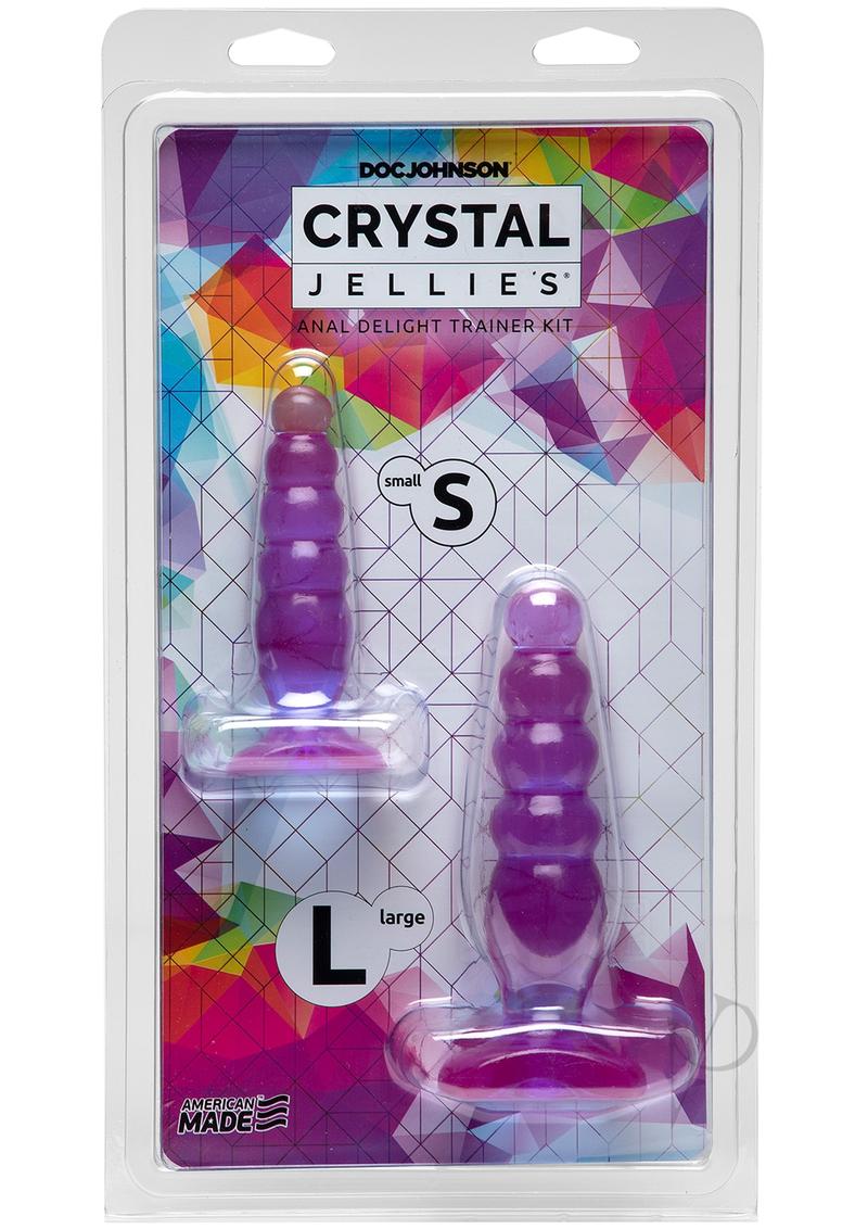 Crystal Jellies Anal Trainer Kit Purple_0