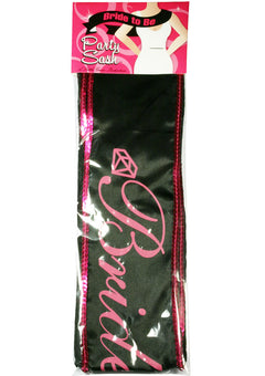 Bride To Be Black Sash_0