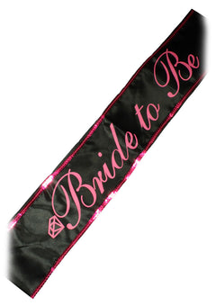 Bride To Be Black Sash_1