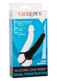 Silicone Love Ride Dual Penetrator Black_0