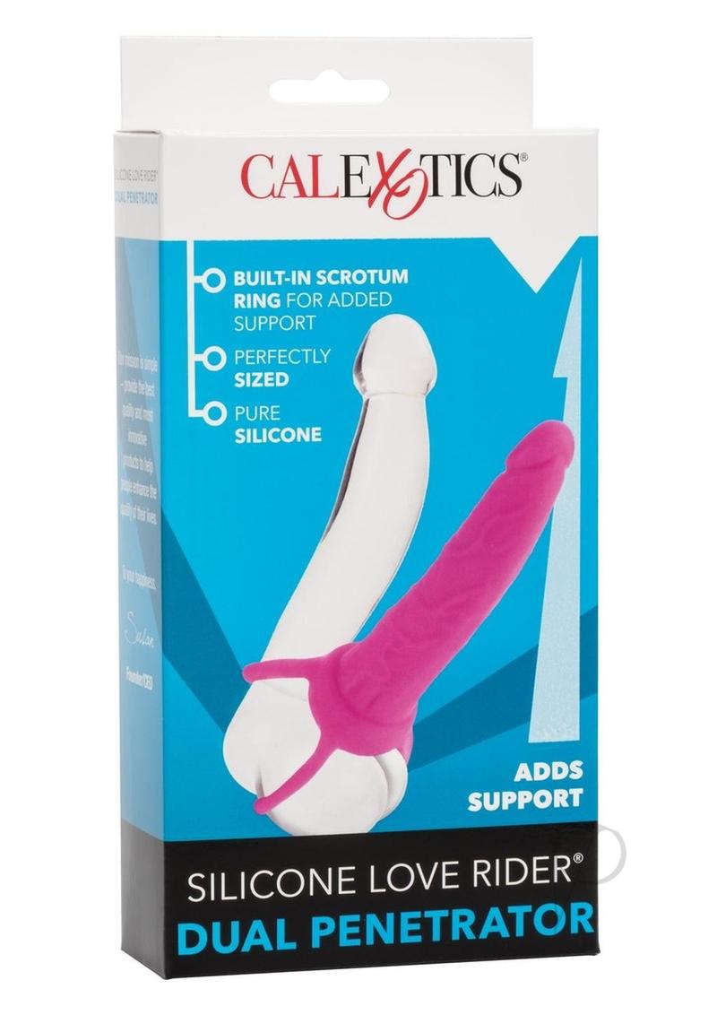Silicone Love Ride Dual Penetrator Pink_0