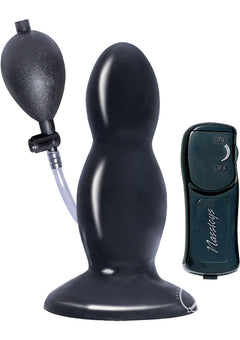 Ram Inflatable Vibe Butt Plug Black_1