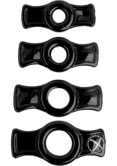 Titanmen Cock Ring Set Black_1