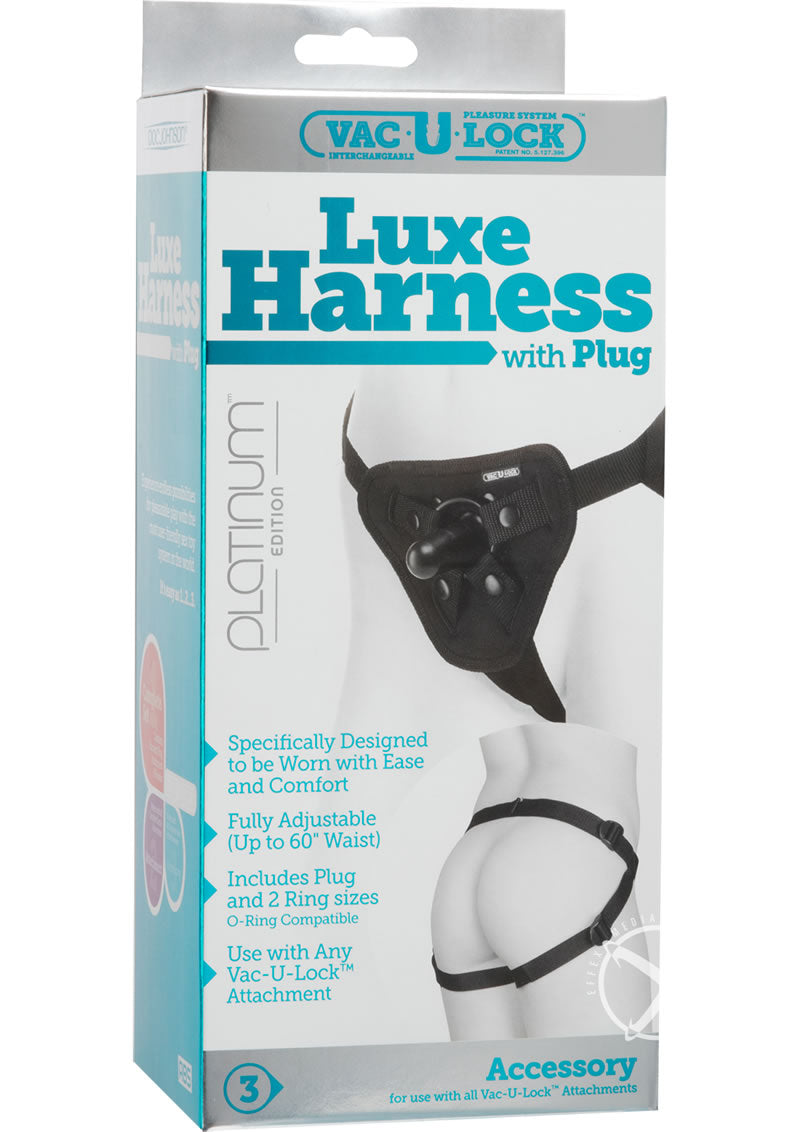 Vac U Lock Platinum Luxe Harness Black_0